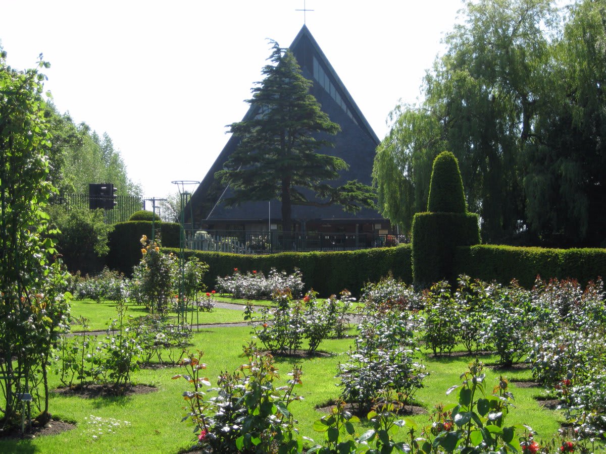 Our Lady of Dolours Church seen from the Botanic Gardens