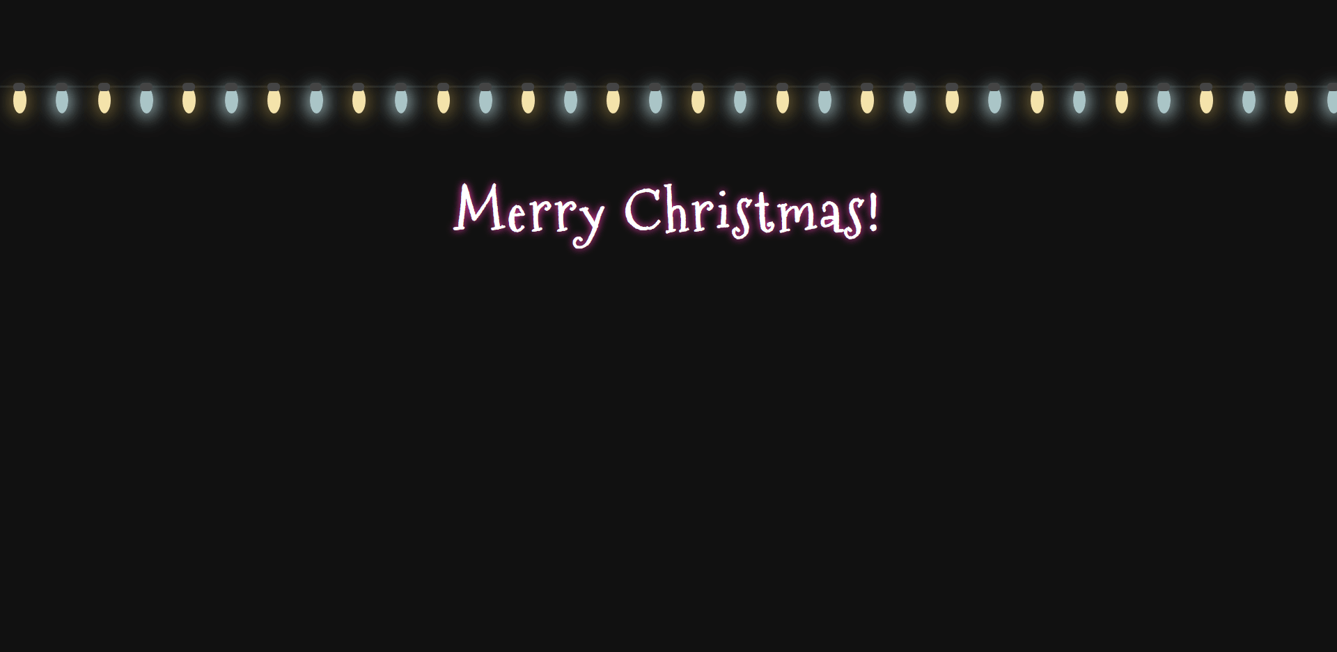 GitHub gerhynes/christmaslights Christmas lights to practise CSS
