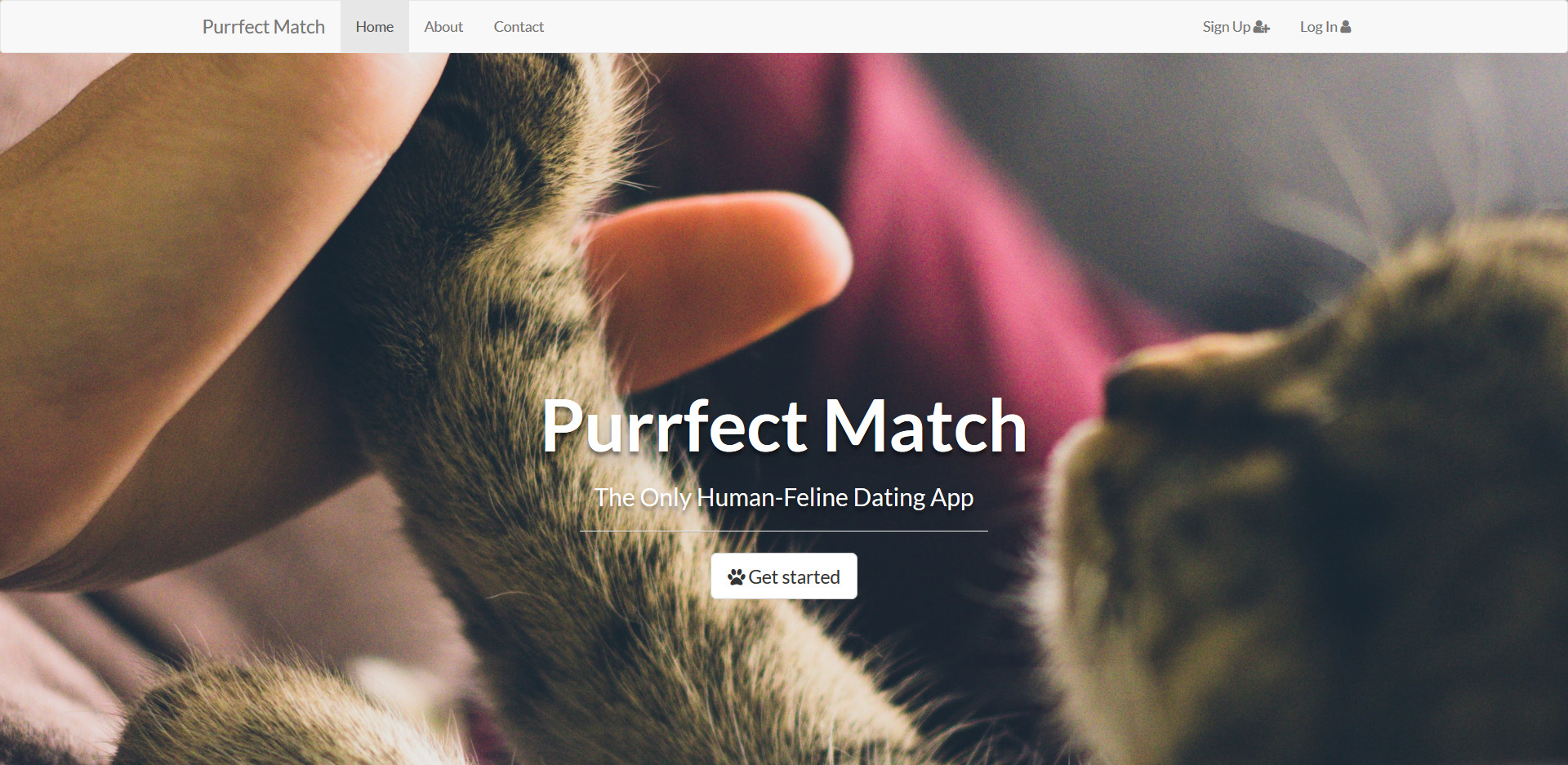 Screenshot of Bootstrap landing page