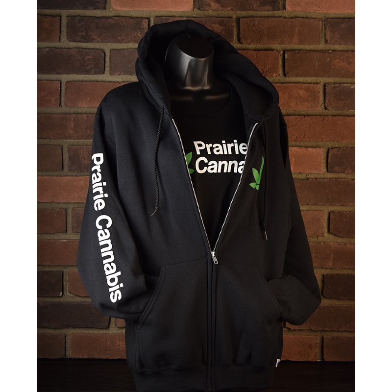 Hoodie  Zipper  Black  Small