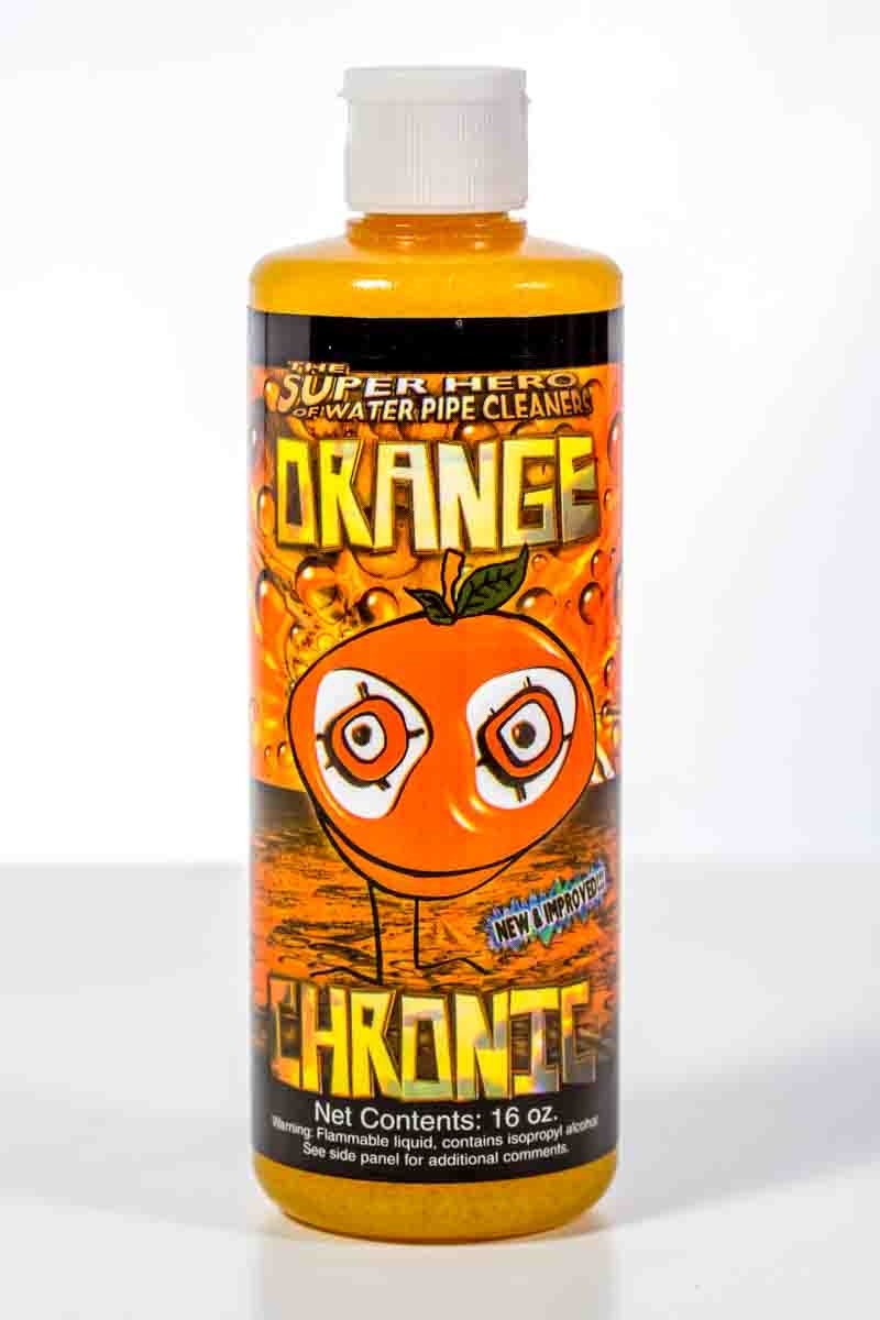 Orange Chronic Bong Cleaner Super Hero 16oz