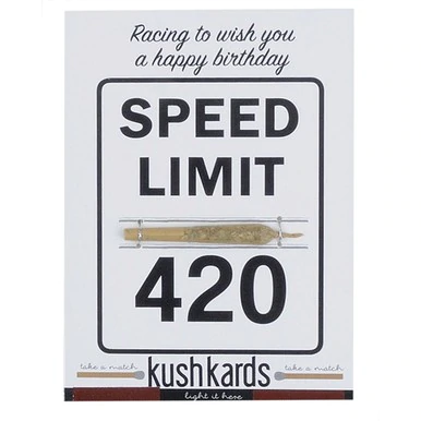 Greeting Cards - Kush Kards -420 Birthday