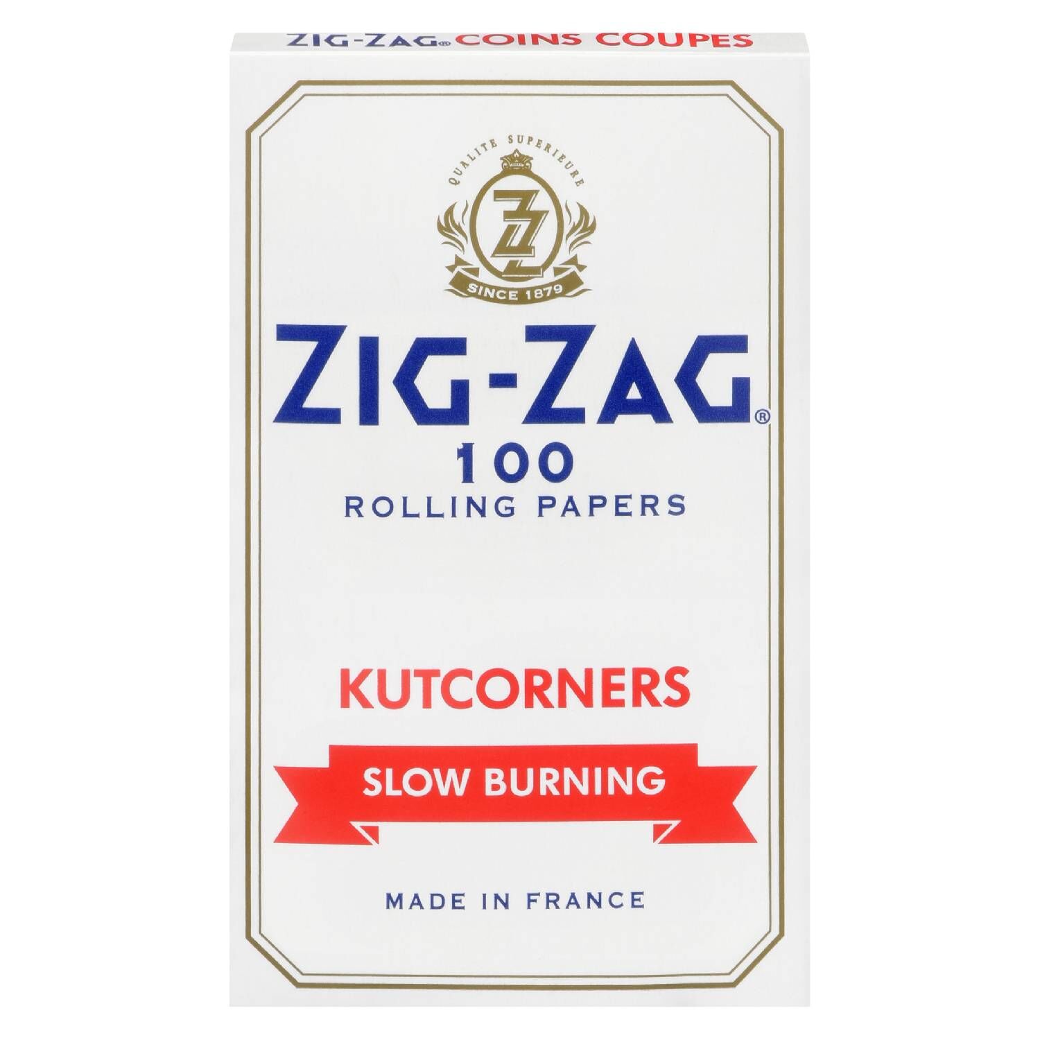 Single Wide Zig Zag Kutcorners Slow Burning Rolling Papers 