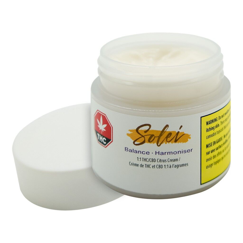 Solei Balance 1:1 THC:CBD Lotion - Solei Balance 1:1 THC:CBD Lotion