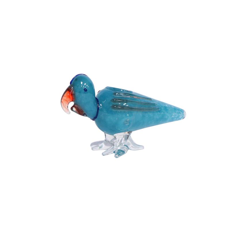 Glass Parrot Hand Pipe