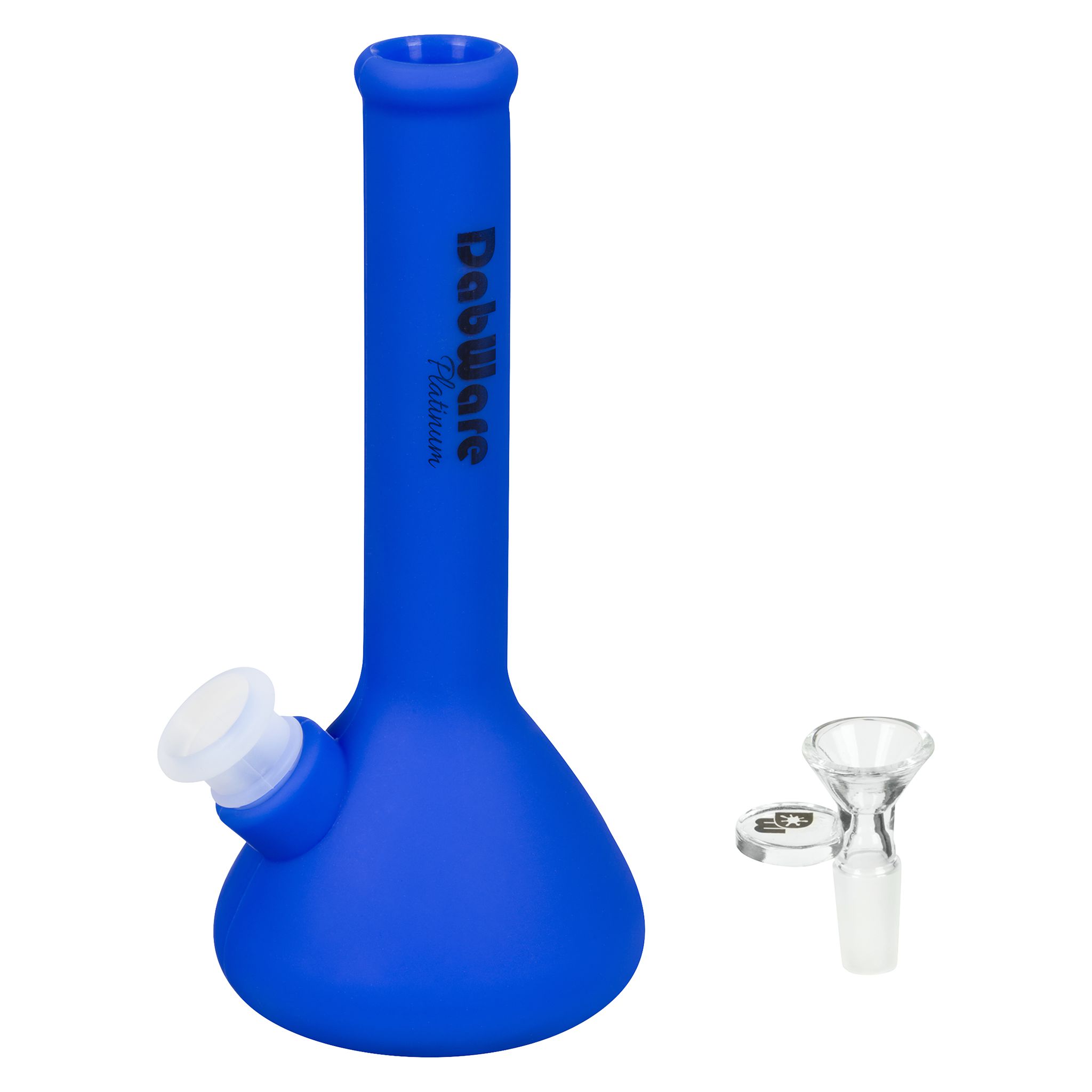 Product image 7.5" Beaker Bong Blue  Silicone Beaker Bong 7.5" Bongs and Water Pipes and Rigs 1