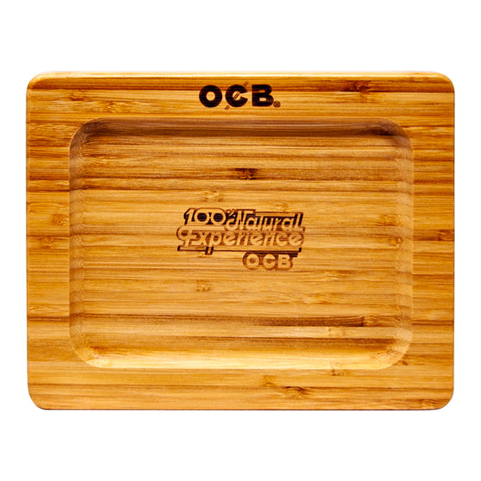 OCB Bamboo Rolling Tray 9 X 7 Inches 