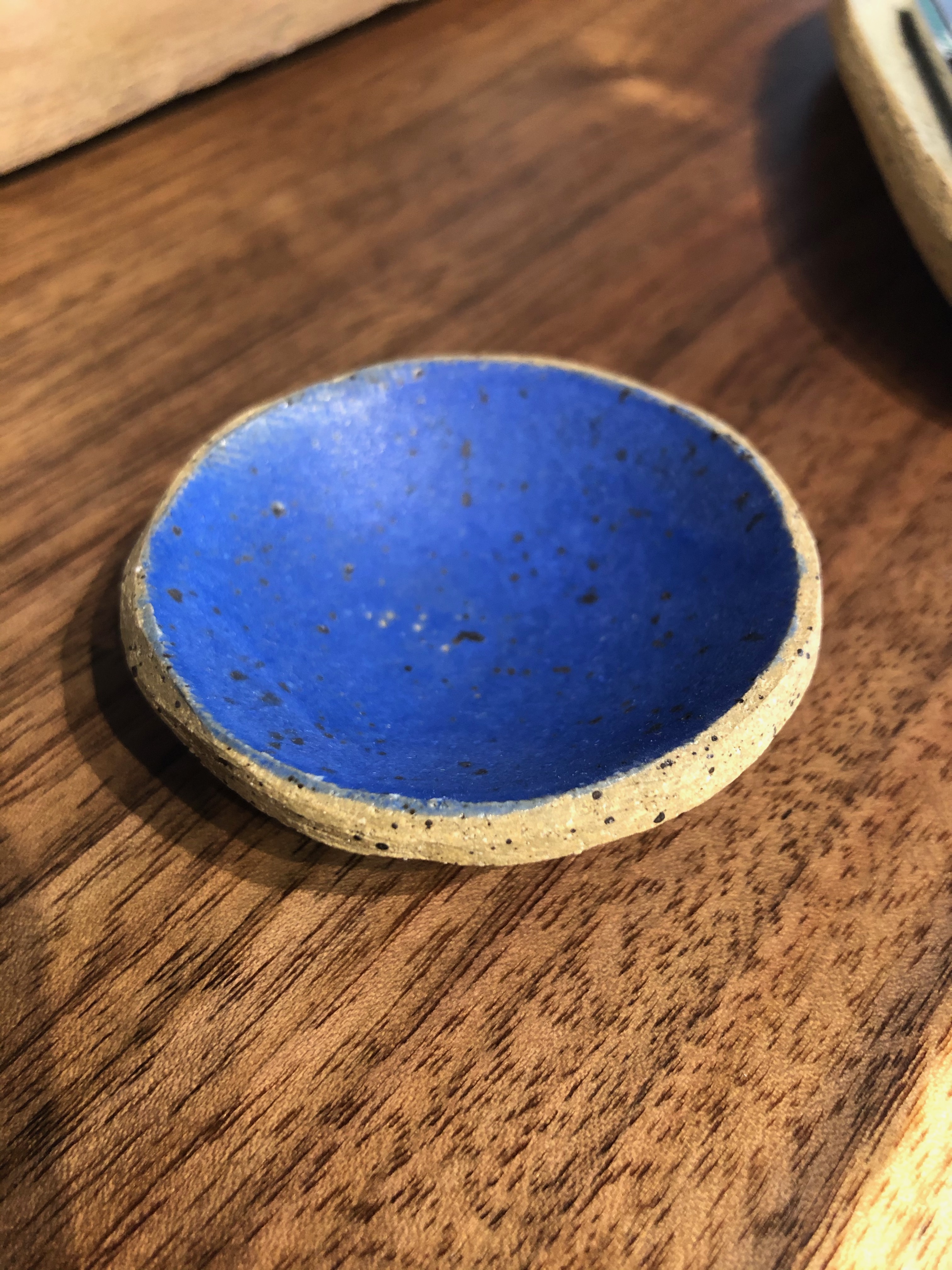 Ceramic Tiny Bowl by Cobb Hoelzer Clayworks - Ceramic Tiny Bowl (Yellow) by Cobb Hoelzer Clayworks
