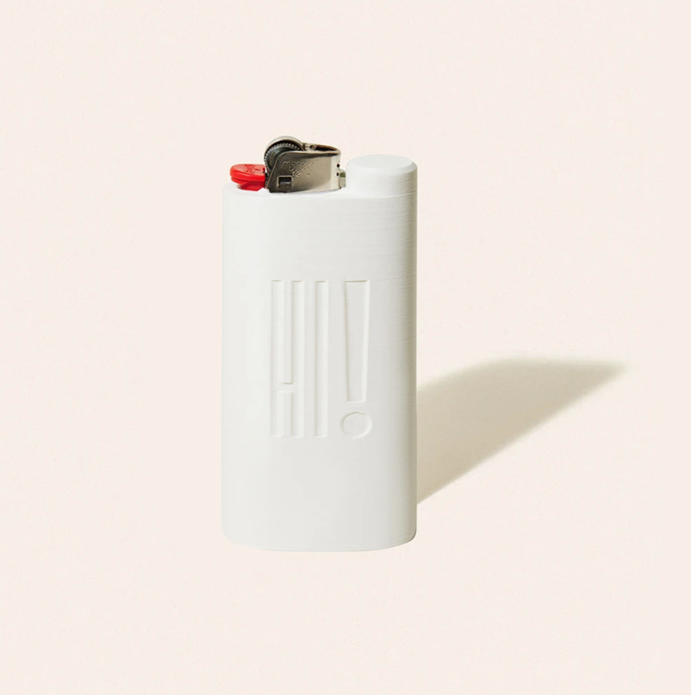 Jointlocker - Pre-Roll and Lighter Case - Single Jointlocker - White - Hi! - 1 Pre-Roll and Lighter Case