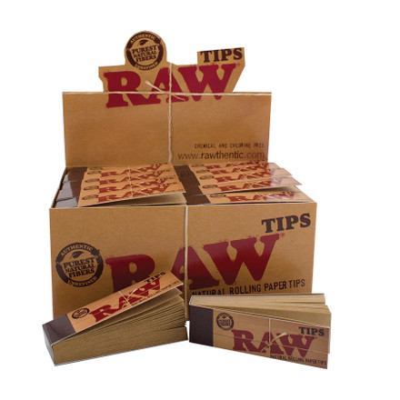 Raw - Unbleached Regular Tips 