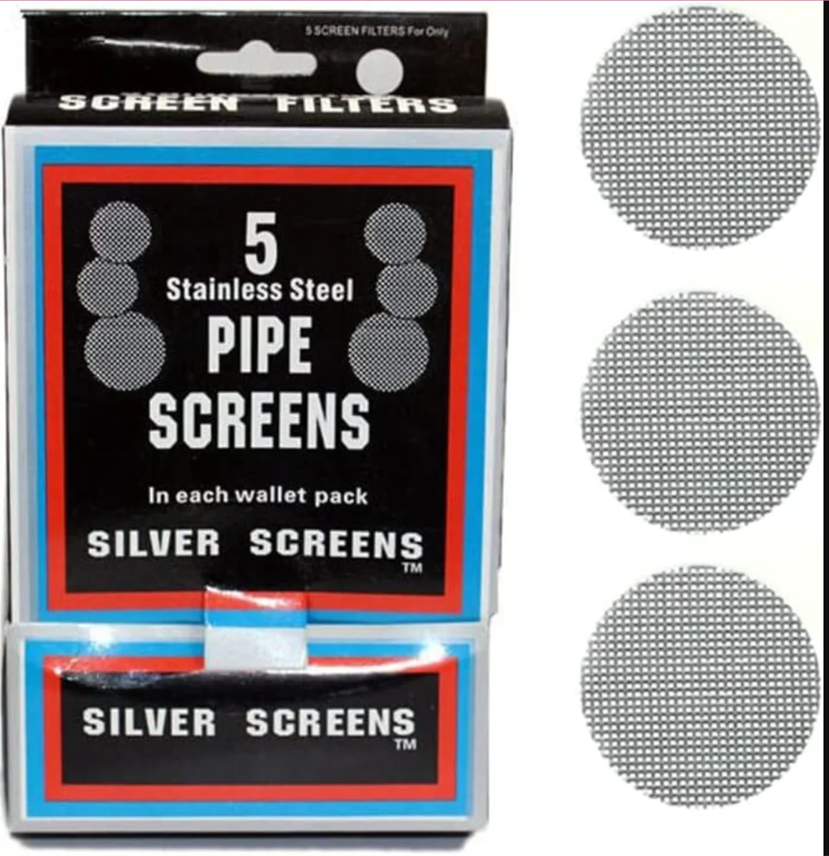 Stainless Steel Screens 5 Pack