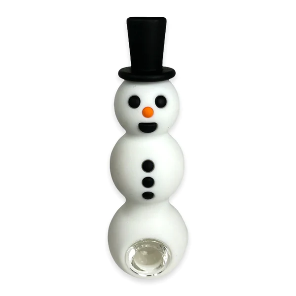 Snowman Silicone Pipe