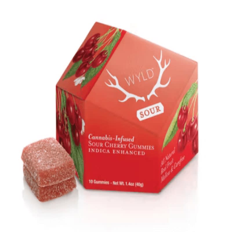 Sour Cherry Indica Gummies  10mg (10)