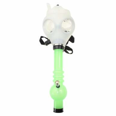 Gas Mask Bong  Glow in the Dark