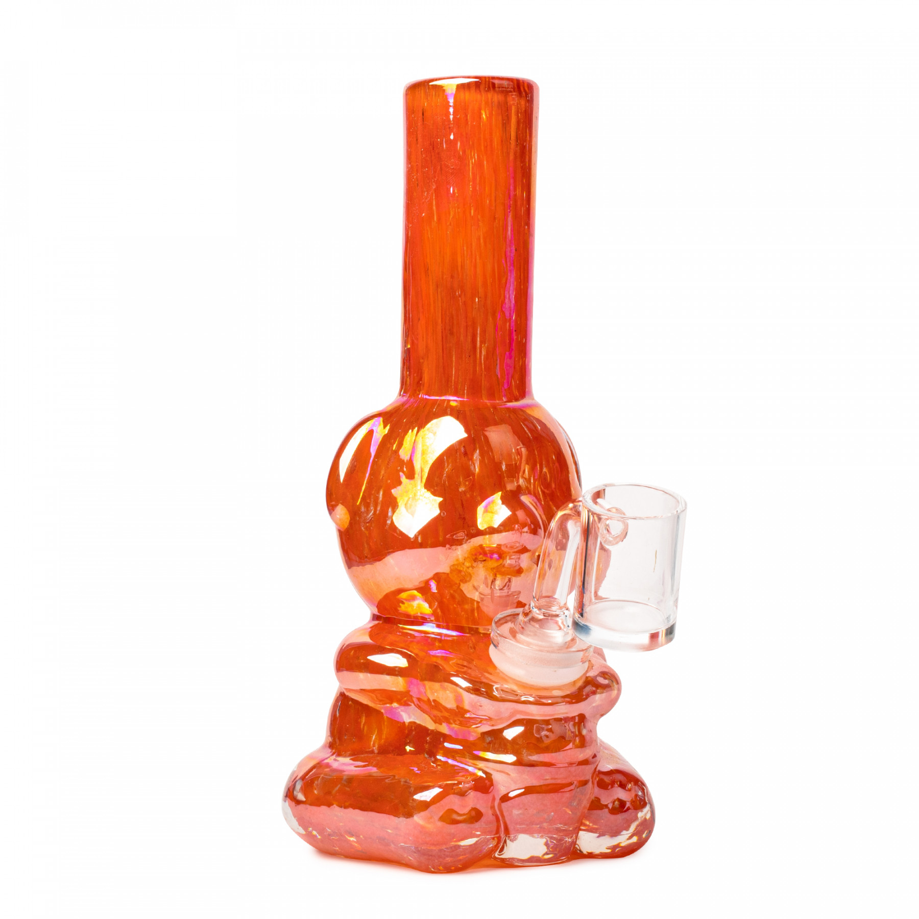 8" Retro Glass Bear Rig