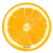 5" Diameter Round Fabric Dab Mat  5" Diameter Round Fabric Dab MatOrange