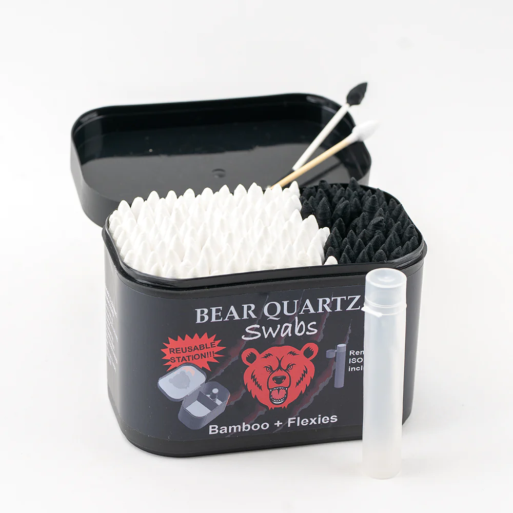 Bear Quartz Swabs Kit Reusable cleaning station  Bear Quartz Swabs Kit Reusable cleaning station