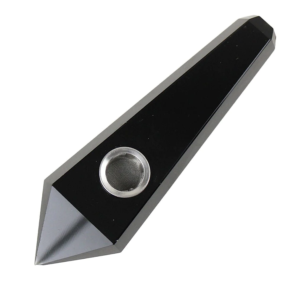 Crystal Pipe  Crystal Pipe Nefertiti Obsidian