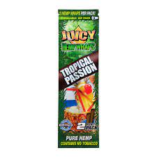 Juicy Jay Hemp Wraps 2X Tropical Passion  Juicy Jay Hemp Wraps 2X Tropical Passion