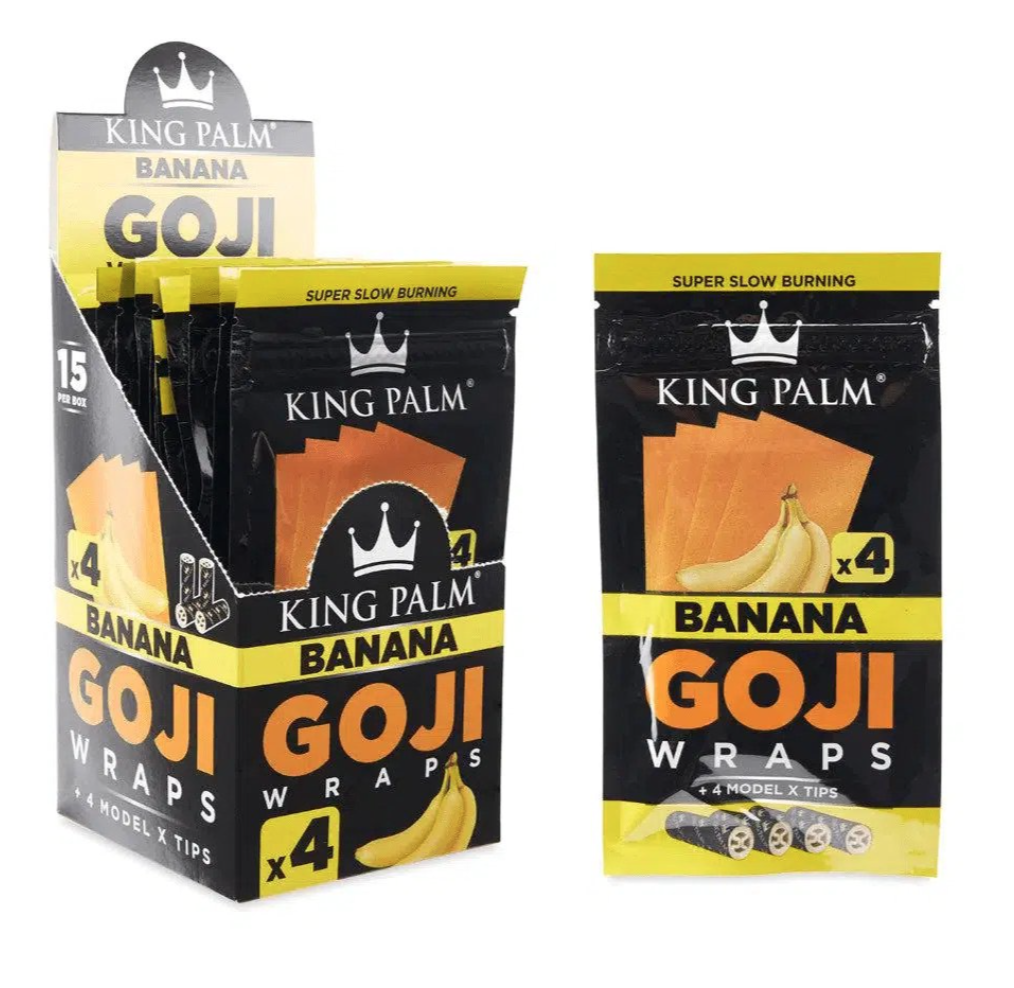King Palm Goji Blunt Wraps (Banana)