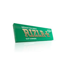RIZLA+ Single Wide Rolling Papers Green