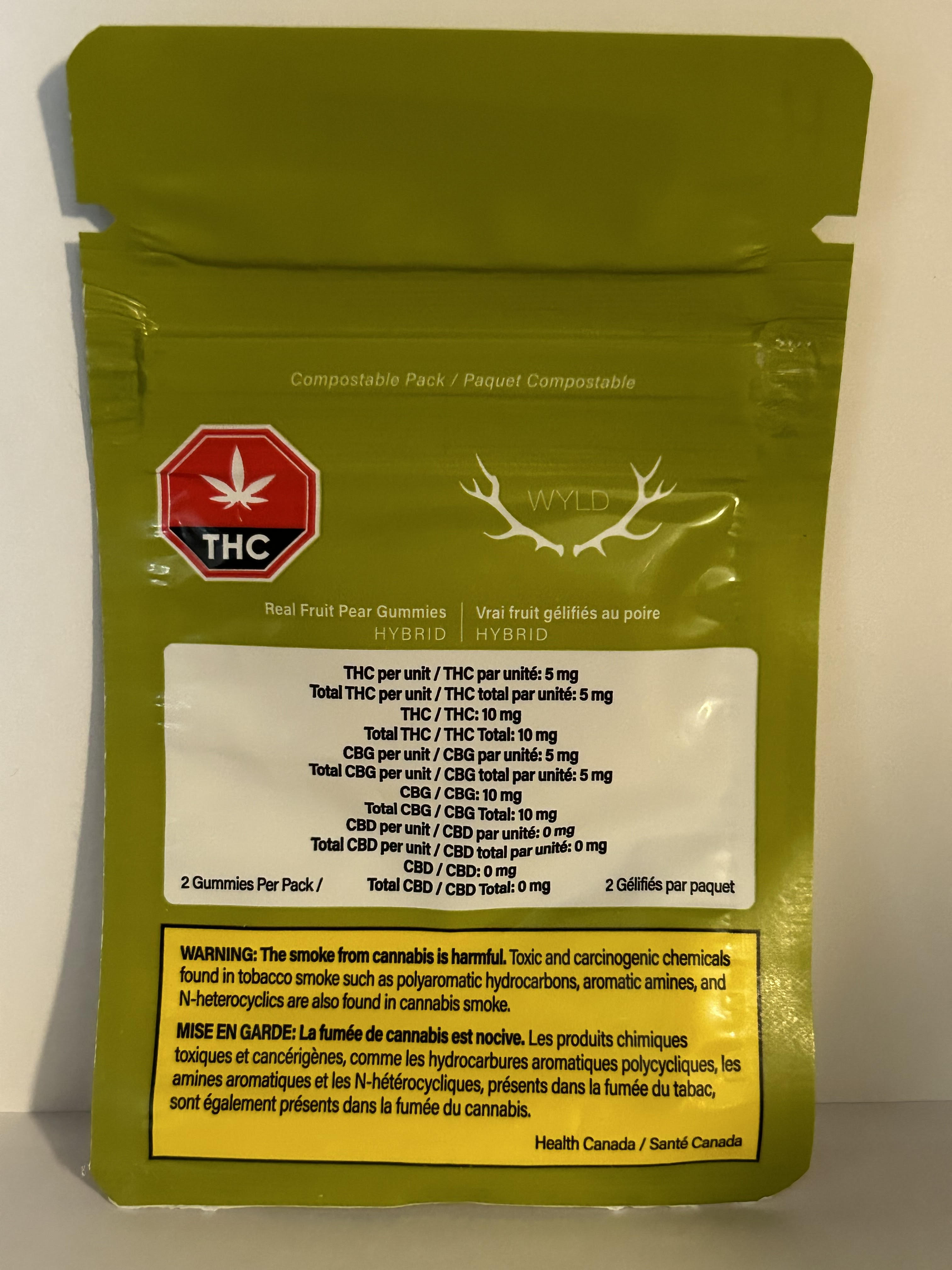 Real Fruit Pear Gummy  1:1 THCCBG