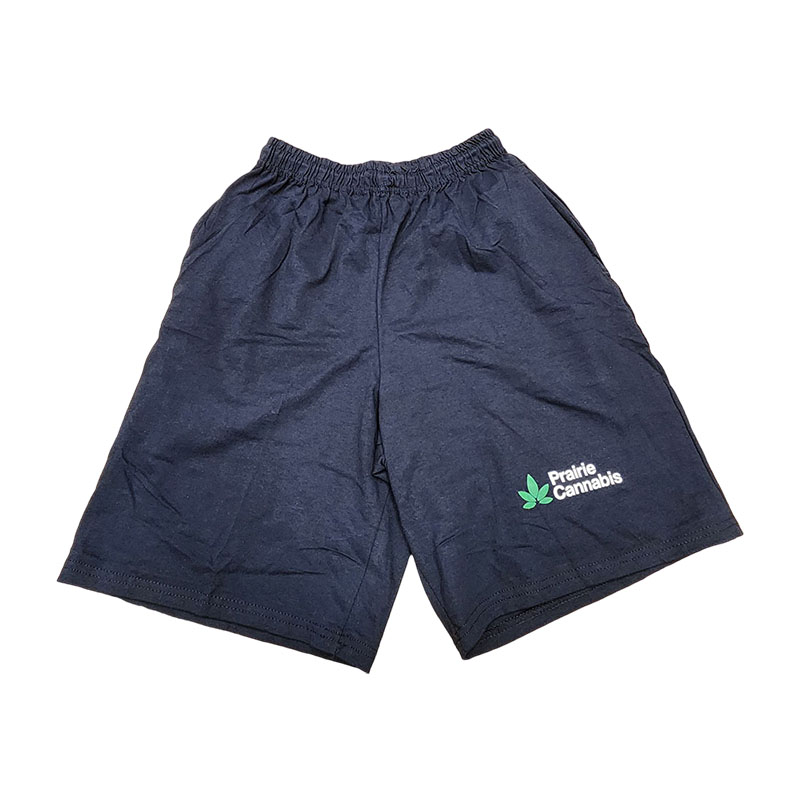 Prairie Cannabis  Black Shorts w/Pockets  Large