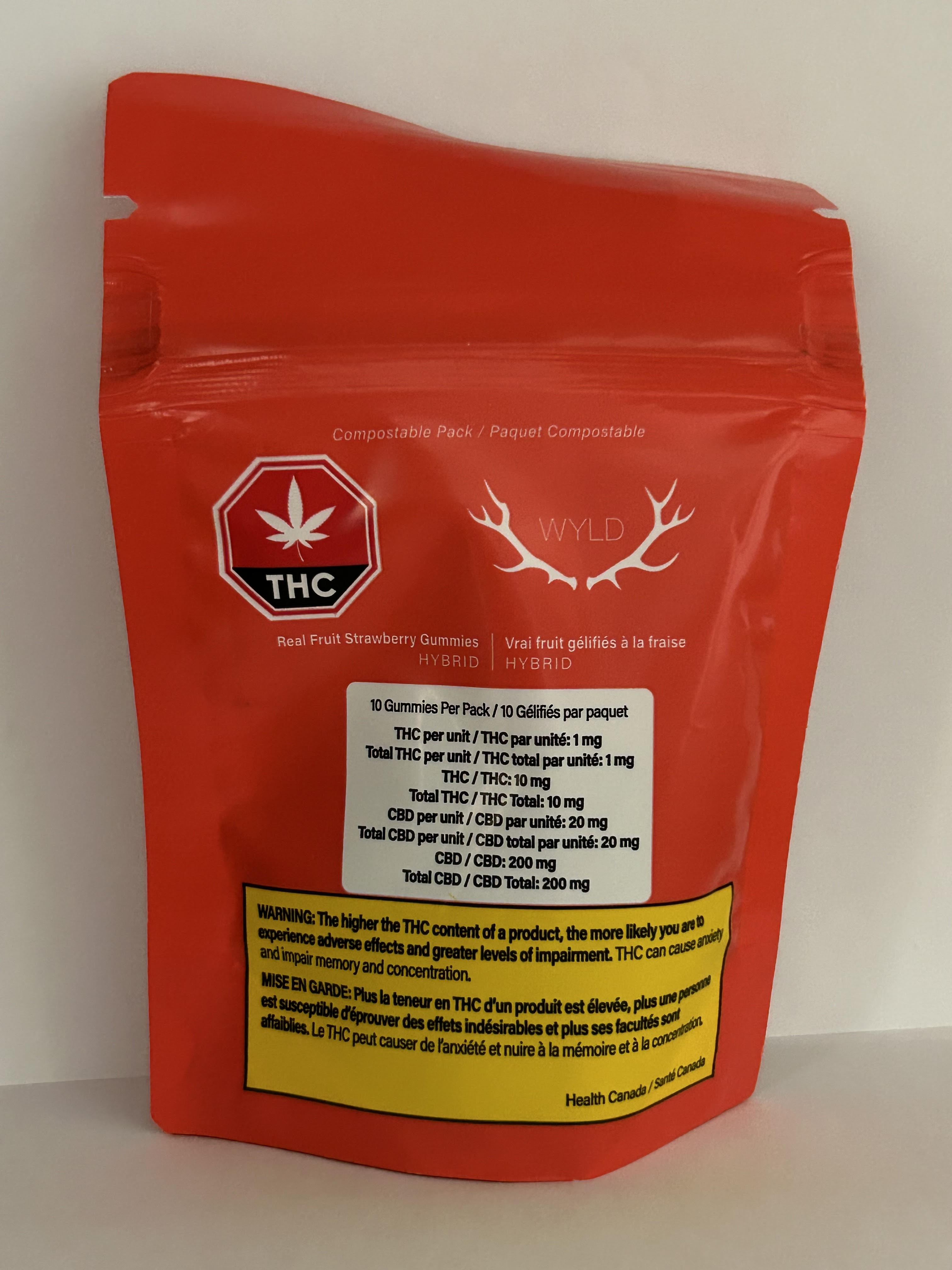Strawberry Gummies  CBD 20:1 (10)