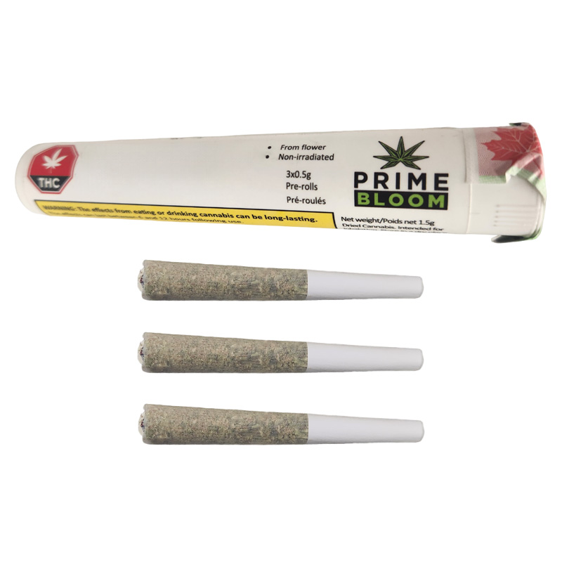 Prime Bloom  Blackberry OG  PreRoll  0.5g (3)