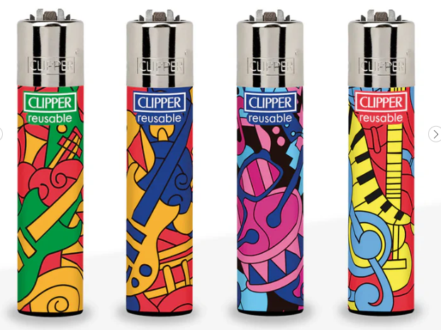 Clipper Lighter  Art Music Shapes