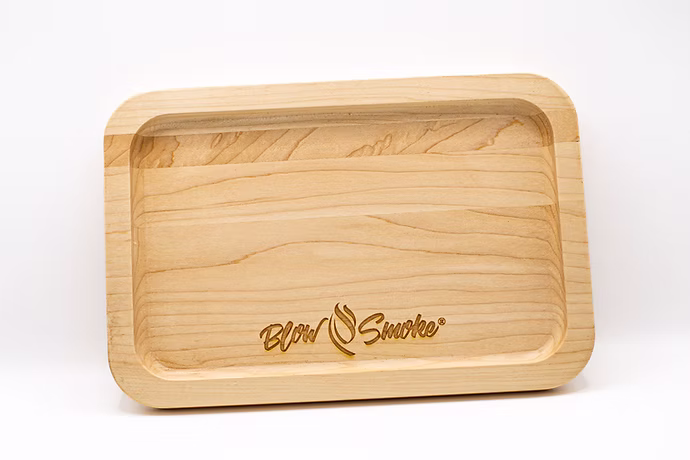 THE Blow Smoke  MAPLE ROLLING TRAY 