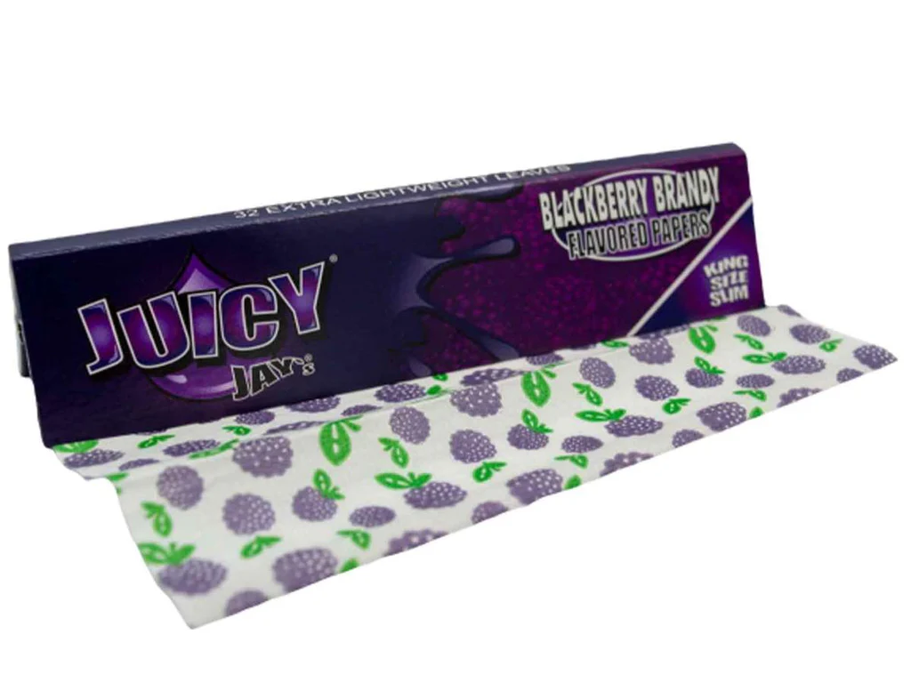 Juicy Jay 1 1/4 Rolling Papers - Blackberry Brandy