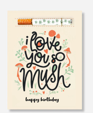 KushKards One Hitter/Joint Holder Greeting Card  KushKards  One Hitter Greeting Card  I love you so Mush
