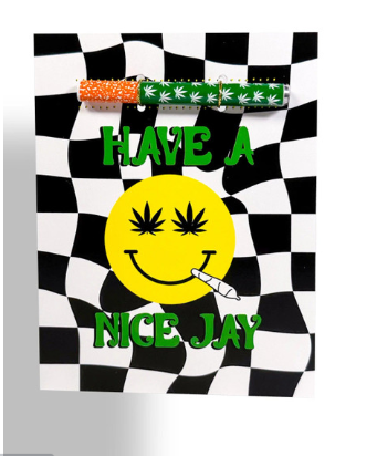 KushKards One Hitter/Joint Holder Greeting Card  KushKards  One Hitter Greeting Card  Have a Nice Jay
