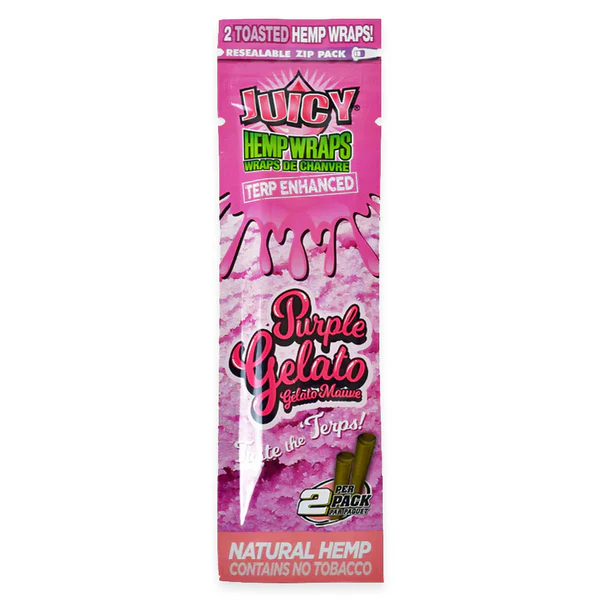 JJ Hemp Wraps Terps Purple Gelato