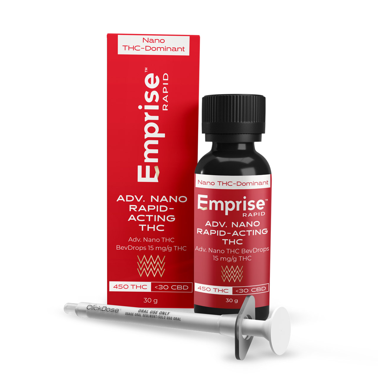 Rapid  450mg THC Advanced Nano BevDrops  THC