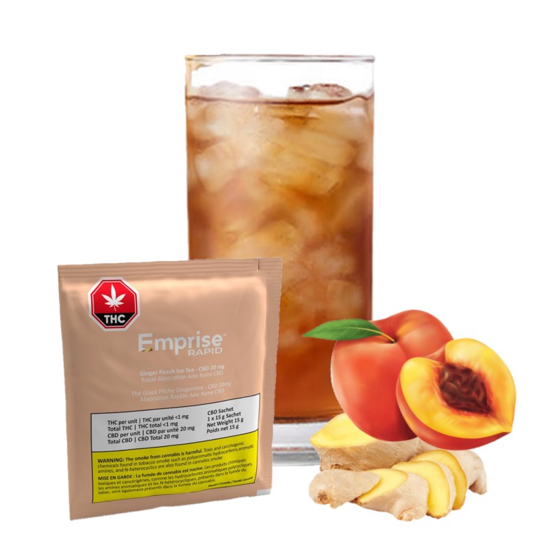 Paradise - Ginger Peach - Ice Tea - 20mg CBD