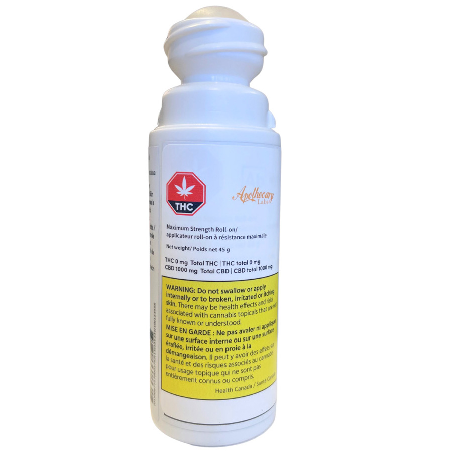 Cannabis Topical Roll On  Maximum Strength 88mg (