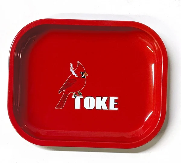 Red Cardinal tray - small