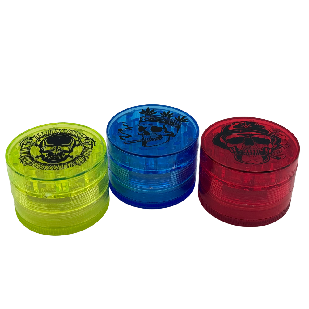 Arsenal Grinders  Arsenal Skull 50mm 4Pc PLASTIC Grinder  12ct