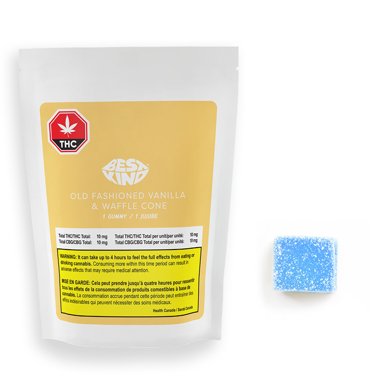 Best Kind  Old Fashioned Vanilla & Waffle Cone  THC 10mg:CBG 10mg (1)