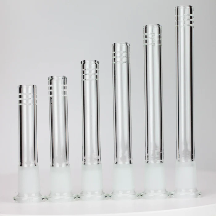 777 Smoke  Slitted Glass Diffuser Downstem  3.5"