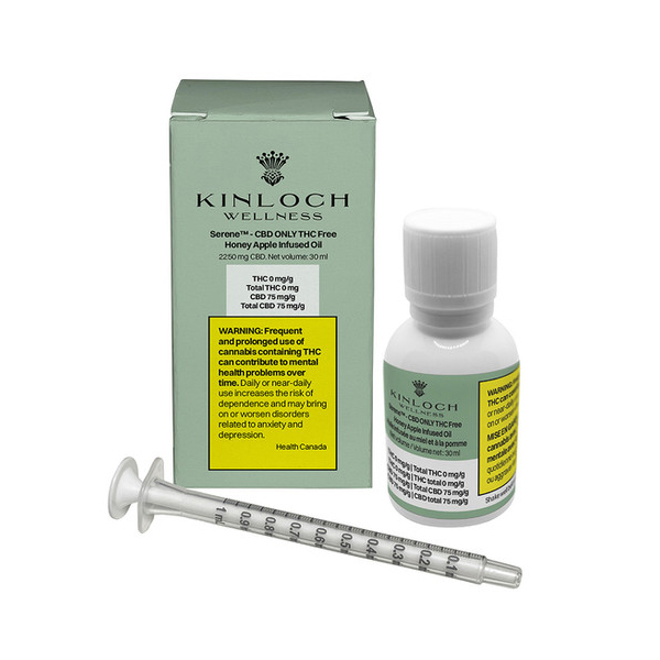 CBD ONLY THC Free Honey Apple Infused Oil - 30ml
