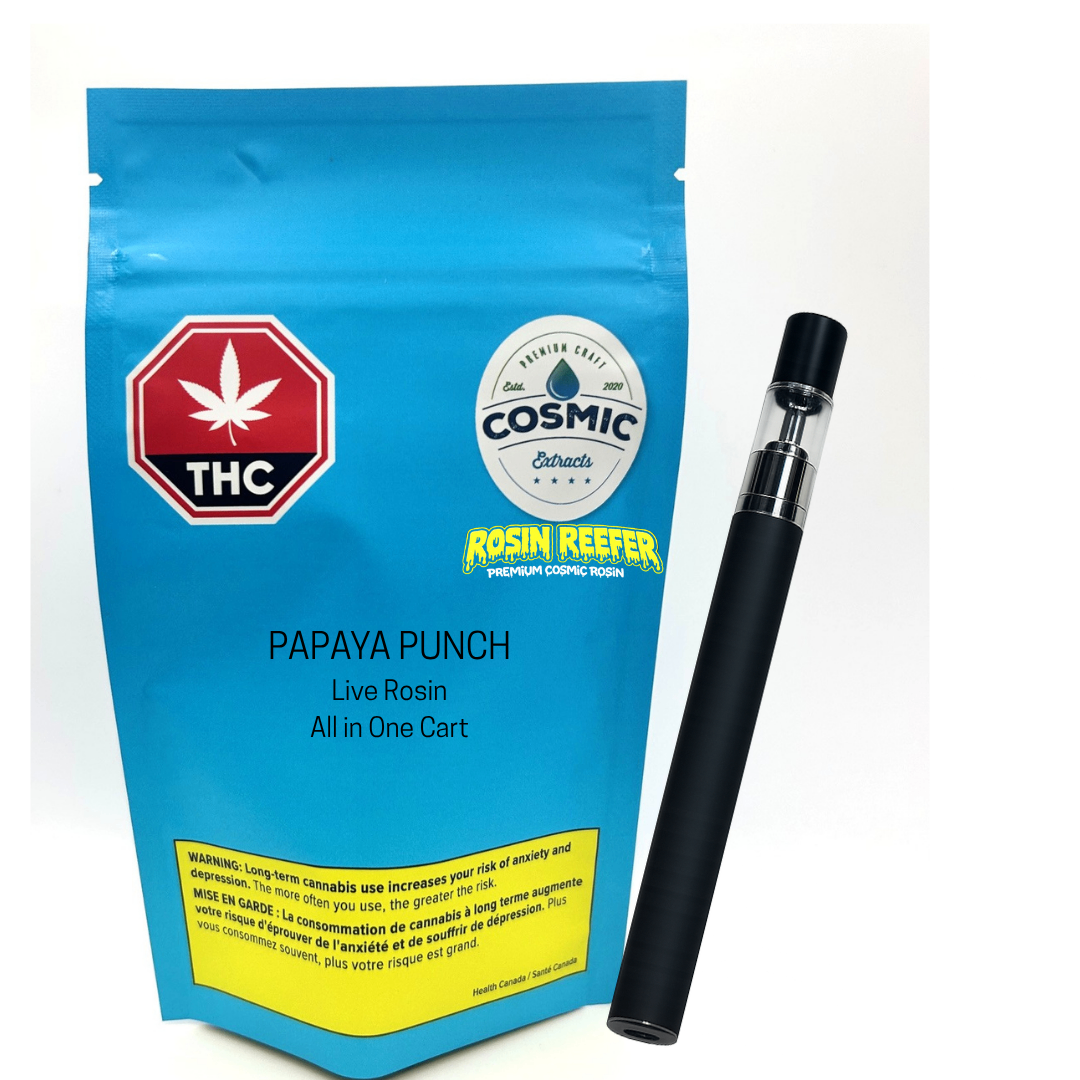 Cosmic Extracts  Papaya Punch Live Rosin AIO  Dispo