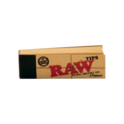 Unbleached Tips Null Rolling Papers