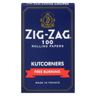 Zig Zag - Kutcorners Free-Burning Rolling Papers Rolling Papers, Cones and Filters