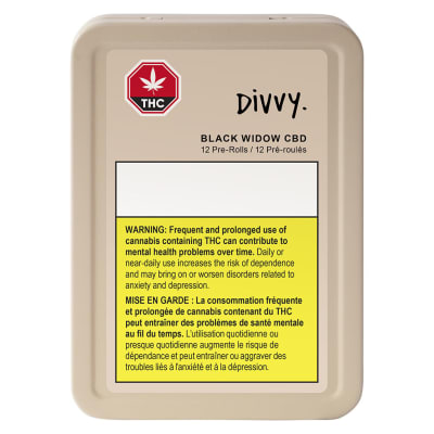 Black Widow CBD Pre-Roll 12-Pack | 4.2g