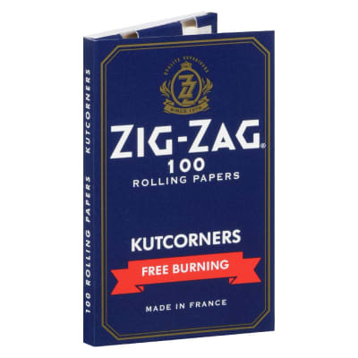 Zig-Zag Rolling Paper - Kutcorners Free-Burning Rolling Papers  Rolling Papers and Cones and Filters