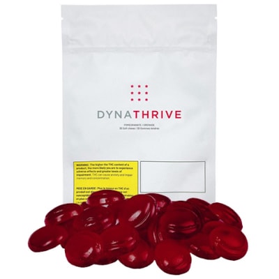 DynaThrive CBD Pomegranate Soft Chews 30-pack