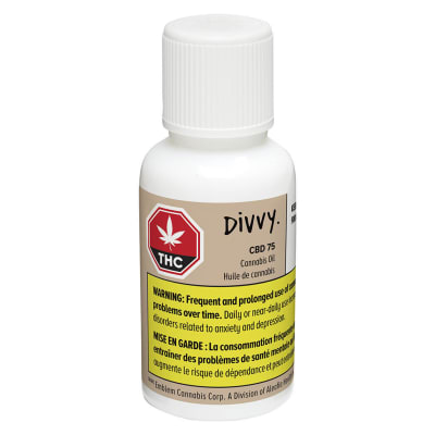 CBD 75 Oil - Divvy - Oil 30ml